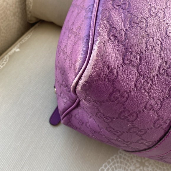 Gucci purple leather speedy. - Picture 10 of 16